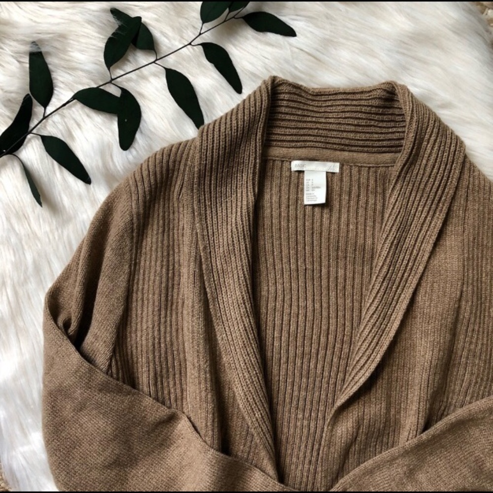 Tan H&M cardigan Sweater Size Small